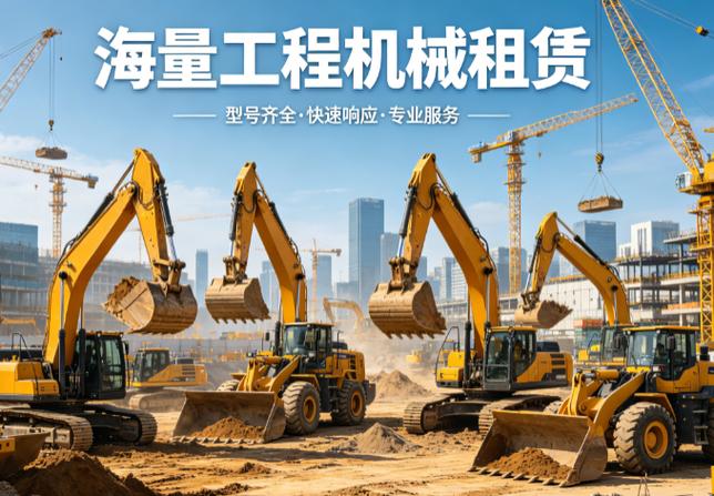干工程别再硬扛!租设备找这里,省钱不误工